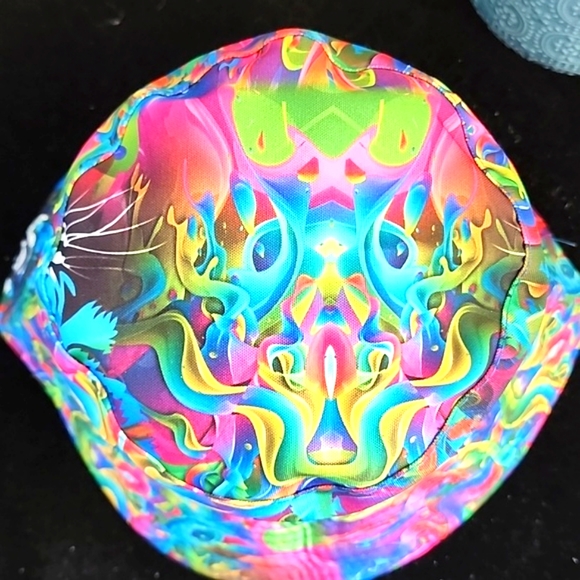 Graphic Bucket Hat New no tags reversible - Picture 4 of 6